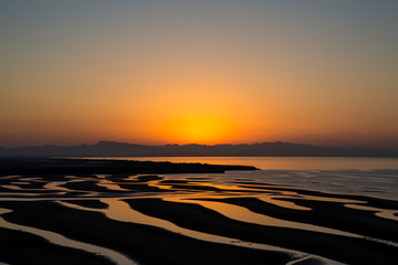 真玉海岸の夕日