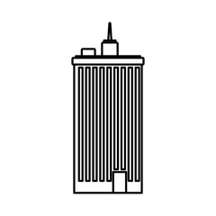 Urban city tower icon vector illustration graphic design