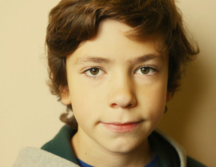 boy close up face portrait