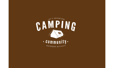 let's adventure camping community outdoor activity