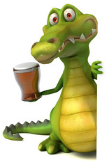 Fototapeta premium Fun crocodile