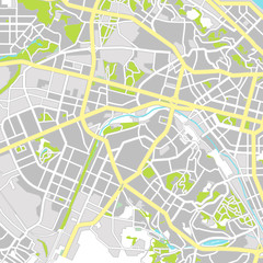 Kiev city map. City Plan