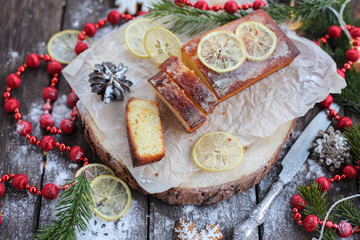 Variation of Christmas stollen with cookies