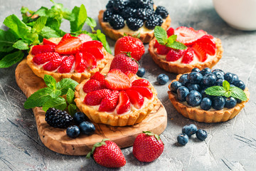 Fresh homemade berrie tarts