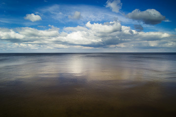 Fototapeta na wymiar Gulf of Riga , Baltic sea .