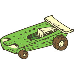 Wooden Toys Racing Car