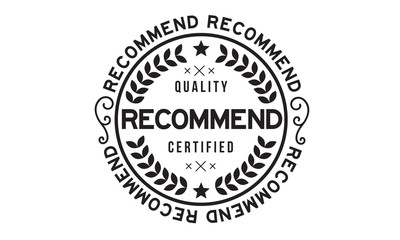 recommend logo rubber stamp