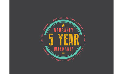 warranty icon vector