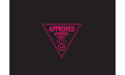 approved icon vector