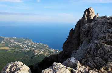 Top of  the mountain Ai-Petri, near Yalta, Crimea