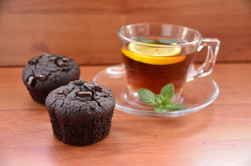 Nane-Limonlu çay ve Mini kek