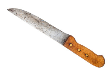 old rusty knife