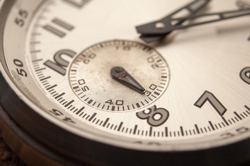 Detail of watch machinery.