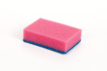 Obraz na płótnie Canvas pink scouring sponge