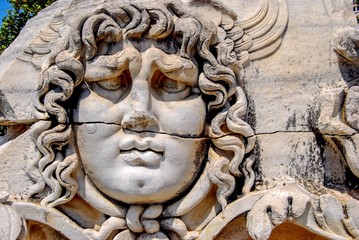Medusa Haupt in Didyma