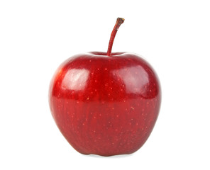 Red apple isolated on a white background