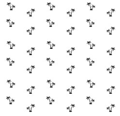 Palm trees seamless pattern background