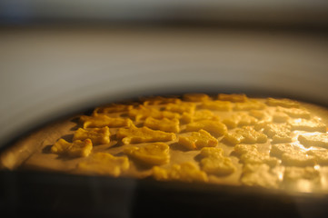 cookies in oven nice view vintage style sweet day