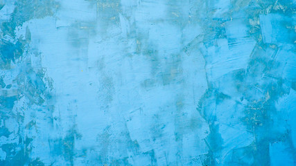 Obraz premium Grunge blue concrete wall background or texture
