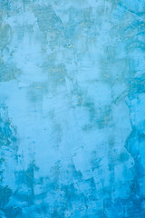 Grunge blue concrete wall background or texture
