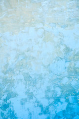 Grunge blue concrete wall background or texture