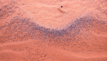 wind design in the red sand