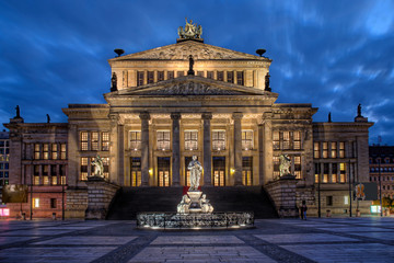Berliner Konzerthaus Langzeit Nachtaufnahme