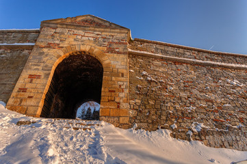 the walls of the old fortress