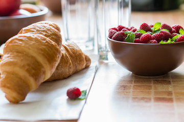 A healthy breakfast.