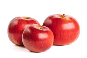 Red apple isolated on white