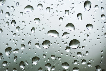 Drops on glass