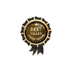 Best seller - luxurious icon / sticker / stamp for retail industry. Business icon