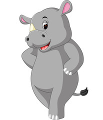 cute rhino cartoon


