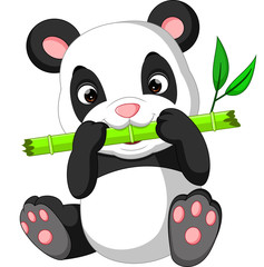 cute panda cartoon

