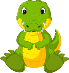 Cute crocodile cartoon

