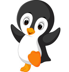 Cute penguin cartoon

