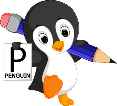 Cute penguin cartoon

