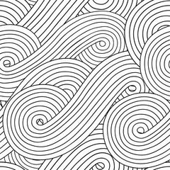 Abstract seamless background with doodle style, zen tangle for you design