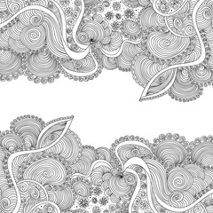Abstract vector decorative background with figured shapes. You can use it as a greetings card or invitation design