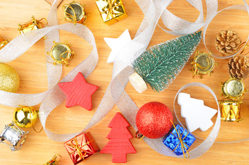 Christmas tree and decor