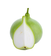 calabash isolated on white background