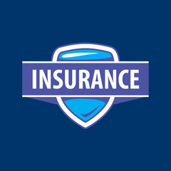 Vector logo template for an insurance company