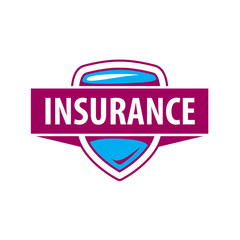 Vector logo template for an insurance company