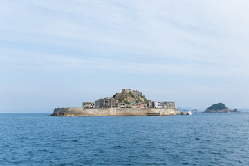 Fototapeta na wymiar Hashima Island in nagasaki