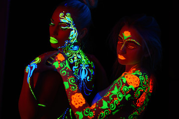 girl neon light