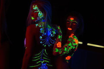 girl neon light