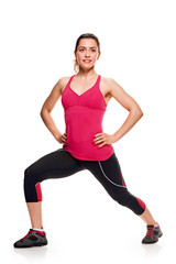 Lunge exercise pose