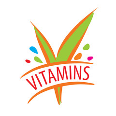 vector logo vitamins