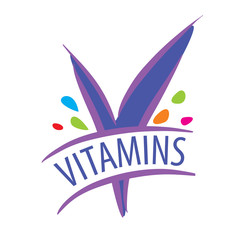 vector logo vitamins