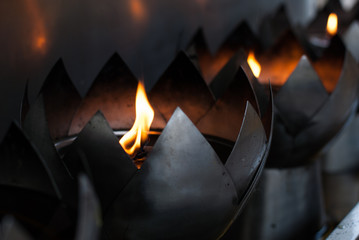 Buddhist candles